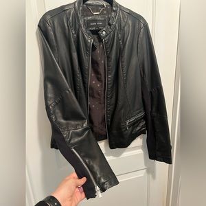 Faux leather jacket